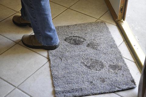 Gadgets d'Eve bricolage Gris PAILAPASP™ - Paillasson à pas propre super absorbant